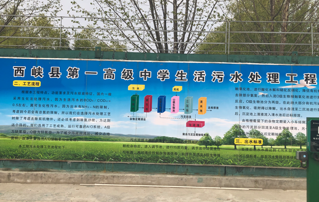 社旗县西峡一高污水处理